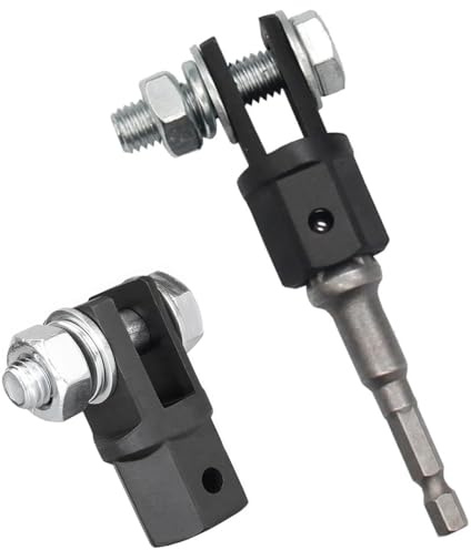 CLKE 1/2 Zoll Scherenwagenheber Adapter, Wagenheber Adapter aus Chrom Vanadium Stahl, Car Jack 1/2 Inch Adapter mit Ringschlüssel, für Ring Oder Doppelloch Scherenheber