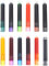 Uitseld Fountain Refills Cartridge | Colorful Fountain Pens Colored Ink Refills | Cartridges for Fountain Pens, Ink Cartridge for 2.6 mm Bore Diameter