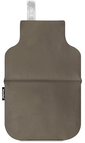 Wheat Bag Microwavable Bottle Shaped Heat Pack - 35cm x 22cm (Premium Cotton Faric - Chocolate)