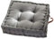 ILiemao Outdoor sitzkissen für den Boden, hohe sitzkissen universal, sitzkissen küche, sitzkissen Garten 40x40, mit Griff, sitzerhöhung Erwachsene, bodenkissen, sesselauflagen für gartenstühle(Grey)