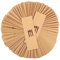 OKUMEYR Cutler Fork Bags 100pcs Kraft Paper Cutlery Holders Paper Cutlery Holders for Party Banquet