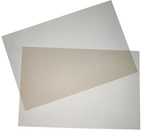 NICENEEDED 2 Stück Polarisierte Filmblätter 7.8 x 11.8 Zoll Selbstklebendes Lineares Polarisationsblatt Polarisationsfilter Für Die Bildschirmreparatur