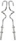 Stainless Steel Hand Mixer Whisk Replacement for Kenwood, Efficient Beaters for Smoothies and Soups (D)