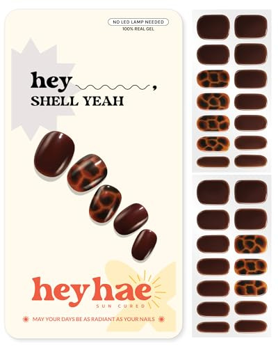 Heyhae Semi Cured Gel Nail Strips - Hey, Shell Yeah