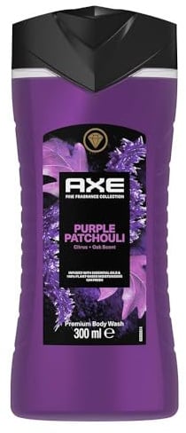 Axe Lot de 6 gels douche parfum fin citron + parfum chêne Patchouli violet 300 ml