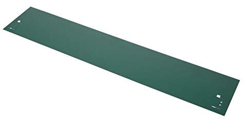 Rasenkante Metall –11,4m Verlegelänge - Garten Beeteinfassung 13,5cm hoch - Stabile Beetbegrenzung Metall feuerverzinkt -10er Set Metall Rasenkante je 1,2m Länge -Verformbar & Ultraleicht, grün