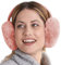 Brook + Bay Cache Oreille en Fausse Fourrure - Protege Oreille Pliable pour Femme Adulte - Protection Oreilles Épaisse et Douce Protège Froid pour Hiver Ski Randonnée - Rose