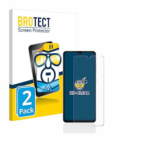 BROTECT (2 Stück Schutzfolie für Samsung Galaxy A41 Displayschutz Folie Ultra-Klar