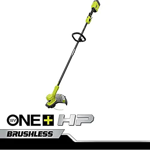 RYOBI ONE+ HP 18 V Brushless 13 - Trimmer senza fili con batteria da 4,0 Ah e caricabatterie
