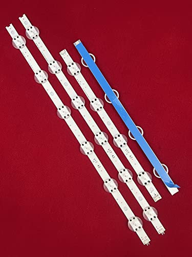 Piezas de Repuesto de TV- 5 Kit DIRIGIÓ Lámpara de Retroceso 10 for la luz de Fondo for LG 43V17 ART3 2867 TV 43LJ614V 43LV340C 43UJ670V 4 3LJ622V 43UJ6525 43UJ6565