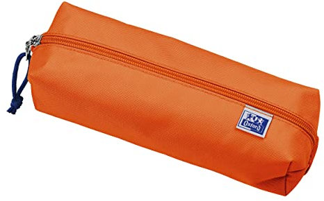 Oxford Federmäppchen für Mädchen und Jungen, rechteckig, groß, langlebig, orange