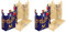 amscan 9909920 - Einladungskarten Pirat, 8 Karten mit passendem Umschlag, Einladungen, Kinder-Geburtstag, Motto-Party, Karneval (Packung mit 2)