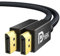 IVANKY 16K Câble DisplayPort 2.1, [Certifié VESA] Supporte 16K@60Hz, 8K@120Hz, 4K@240Hz, HDR10, DSC 1.2a, avec FreeSync et G-Sync, pour Carte Graphique GTX, Moniteur de jeu 240Hz - 2 mètres