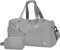 Ceneda Sporttaschen Klassische mit Schuhfach und Nassfach Tragbare Übernachtungs Wochenendtasche Reisetasche Yoga Tasche für Damen und Herren Gym Bag (Hellgrau)