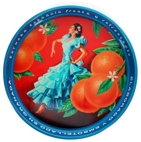 Round serving tray - Cerveza Española