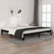 QJBSAVVA Massivholzbett, Jugendbett Daybed Gästebett Familienbett Geeignet für Büro Wohnungen Feriendomizil Wohnheim Schwarz Kiefer 200x200 cm