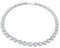 Collana Angelic Argento Con Maxi Zirconi: Luce Radiosa Al Tuo Décolleté, Splendore Senza Pari, Un Regalo Indimenticabile, Eleganza E Lusso, Brilla Come Una Diva, Un Gioiello Che Cattura Gli Sguardi.