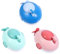 KICHOUSE 3 Piezas Juguete de Agua de bañera Juguete de Ducha de Cuerda Juguete de baño Juguete de bañera de Dibujos Animados Juguete de bañera para pequeños el plastico