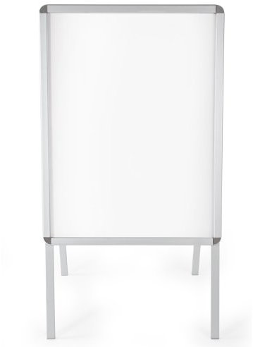 TecTake® Stop trottoir exterieur A1 en Aluminium Porte affiche Porte menu restaurant bar exterieur 64x65x118cm Chevalet trottoir Panneau d’affichage Presentoir avec 2 films Résistant aux intempéries