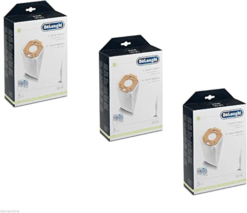 15 SACCHI DLS35 SACCHETTI IN FIBRA COLOMBINA XLC / XLF / XLD DE LONGHI ORIGINALI