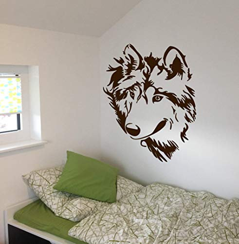 *NEU* Wandaufkleber Wandtattoo Wandsticker ***WOLF*** (Größen.- und Farbauswahl)