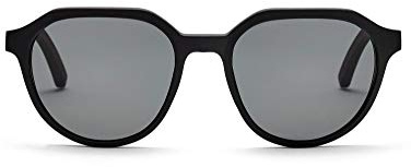 TAKE A SHOT Holz-Sonnenbrille Herren Panto Schwarz, Eckig, Rund, Graue Gläser, UV400 Sonnenbrille Holz FERGUSON