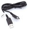 vhbw Câble USB compatible avec Sony PS Vita PCH-1006 console - câble de données 2 en 1 / chargement 1,2m de long