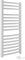 Greenedhouse Milano WHITE Curved Electric Towel Rail W500mm x H800mm Curved Electric Towel Radiator