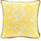 H.O.C.K. Paloma Outdoor Kissen inkl. Füllung und Matratzenkissen (50x50cm, Gelb)