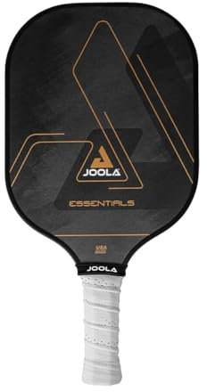 JOOLA Pickleball Essentials Paddle Pickleball-Schläger mit Fiberglas-Oberfläche, Polymer-Kern und USAPA-Zertifizierung - Ideal für Anfänger und Freizeitspieler, schwarz