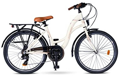 Toys Store 24' Zoll Alu City Bike Mädchen Fahrrad Kinderfahrrad 21 Gang Rh 41 cm