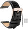 Spolife Universal-Lederarmband mit Schnellverschluss 18mm/20mm/22mm – Unisex Damen/Herren（mit Werkzeug ）