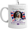 Storaffy Kaffeetasse Memorial Queen Elizabeth II | Königin gedenken Tassen mit Union Jack-Flaggen | 2022 Queen's Platinum Jubilee Merchandise Wasserglas | Dekorationsgeschenke für Remember Queen