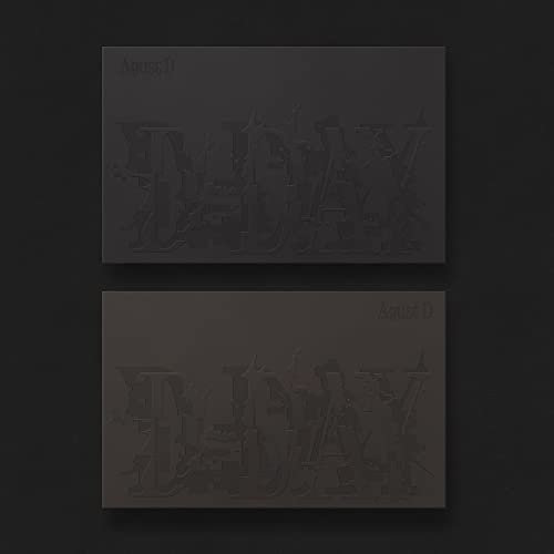 BTS SUGA Agust D D-DAY 1st Album Contents+Photobook+Poster on pack+Photocard+Tracking Sealed (PhotoBook SET(01+02))