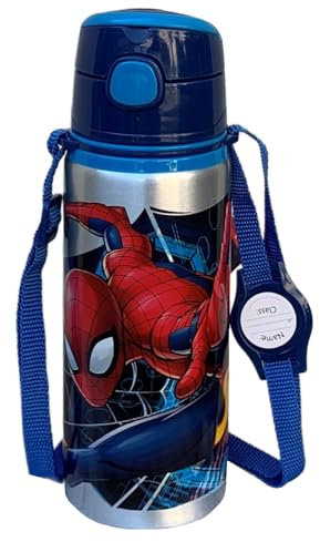 Cantimplora aluminio Spiderman Marvel 600ml