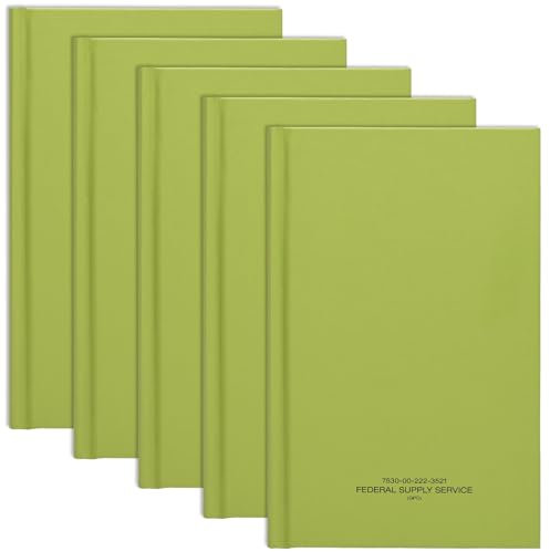 Global Printed Products Tactical Military Notebook 5 Pack (5.25 x 8)