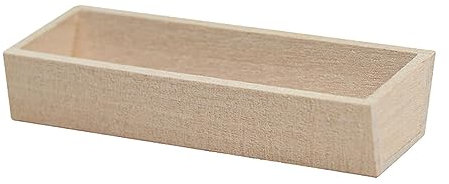 Fonowx Miniatur Blumentopf 1:12 Puppenhaus, Mini Holz Blumentopf, Dollhouse Flower Potted Flower Potted, Miniature Fruit Flower Pot für Miniaturszene Diorama Feengarten Foto-Requisiten