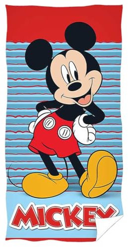 Carbotex Mickey Mouse Strandtuch Badetuch Duschtuch 70x140cm MM2295095