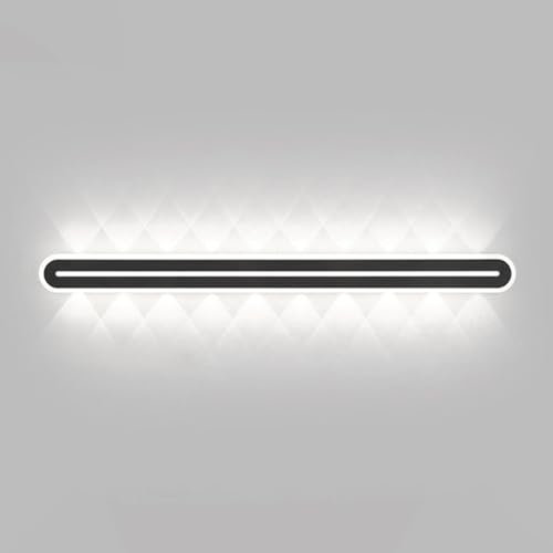 YFMYY Moderne Innenwandleuchte, dimmbare LED-Wandleuchte mit Fernbedienung, Auf- und Abbeleuchtung, Lange Streifen-Wandleuchte, minimalistische Dekorationswandleuchte für Wohnzimmer, Flur