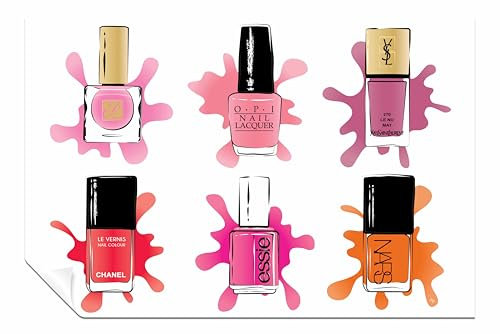 Nagellack, ungerahmt, Bilder für Wände, Schlafzimmer, Wohnzimmer und Badezimmer, 61 x 41 cm