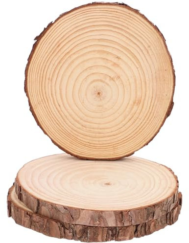 KITANDOVE 3stücke Holz Trittsteine Für Garten Dekorative Gehwegplatten Aus Robustem Holz Für Garten Rasen Und Außenbereich Langlebig Und Stilvoll