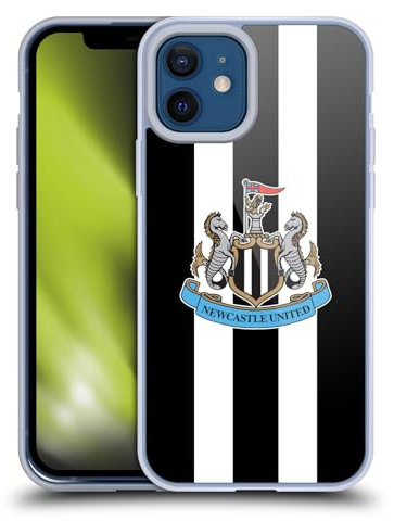 Head Case Designs Officially Licensed Newcastle United Football Club Home 2024/25 Crest Kit Gel Case [Military Grade] Compatible with Apple iPhone 12 / iPhone 12 Pro and Compatible with MagSafe