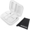 Rode Système de micro sans fil USB-C blanc pour smartphones avec chiffon en microfibre Keepdrum
