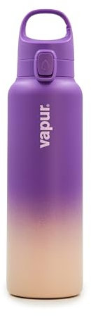 Vapur Chill Double Wall Insulated Reusable Water Bottle with Lockable Lid, Keeps Drinks Cold or Hot, Hydration On The Go, Ideal for Traveling, Hiking or Camping, BPA Free, 20 Ounce, Dusk