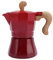 Oreilet 150 Ml de Olla Moka, café Espresso y Cafetera de Estilo Italiano, Cafetera de una Sola Válvula Cubana, para Principiantes, para Principiantes de café. (rojo)