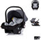 Chipolino Set Babyschale Isofix-Basisstation Amore i-Size Gruppe 0+ (0-13 kg), Farbe:grau gemustert