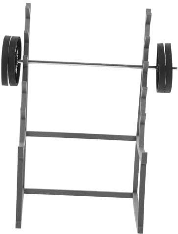 Toddmomy 1Satz Langhantel Modell für Puppenhaus Teiliges mit Hanteln für DIY Fitnessraum Dekoration Realistisch und Detailliert für Kreative