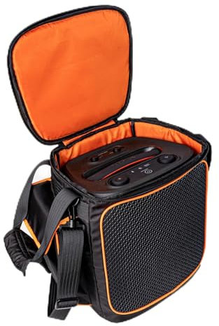 Reisetasche für JBL Partybox Encore 2 – Stoßfeste Tragetasche mit Direktladeanschluss & belüftetem Lautsprechernetz, Aufbewahrungsabdeckung für Partys im Freien / Camping (passend für Lautsprecher +