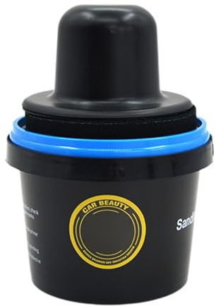 Dry Guide Coat Powder, Leak-Proof Auto Body Sanding Aid, Portable Dust-Free Application, Easy-To-Use Applicator Design, Black Refill-Compatible Kit, Extensive Usage, 150g
