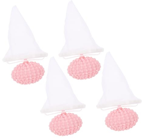SHINEOFI 4 Pièces Lot de Filets Attrape-Poils Flottants Réutilisables pour Machine à Laver Filtre Anti-Poils Animaux et Panier Ramasse Peluches pour Lave-Linge Facile à Nettoyer